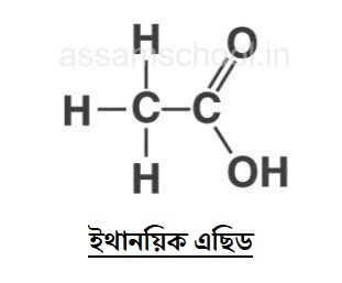 ইথানয়িক এছিডৰ গঠন