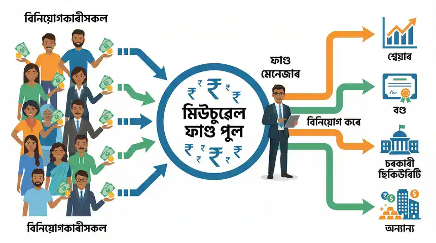 মিউচুৱেল ফাণ্ড কেনেকৈ কাম কৰে