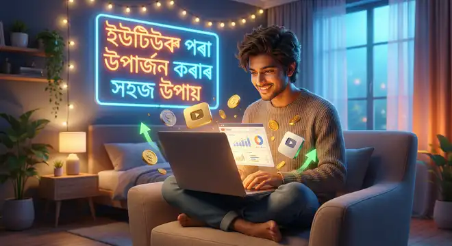 ইউটিউবৰ পৰা কেনেকৈ টকা উপাৰ্জন কৰিব