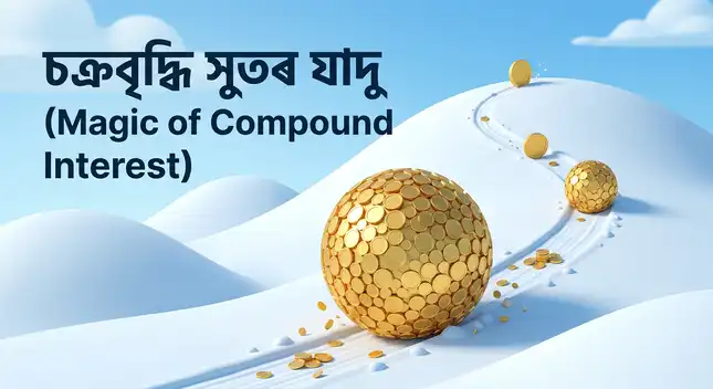 চক্ৰবৃদ্ধিৰ শক্তি: বৰফৰ বলৰ উদাহৰণ