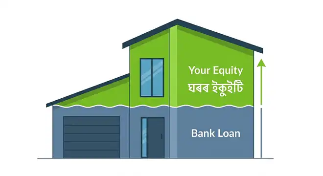 ৰিয়েল ইষ্টেট বা ঘৰৰ ইকুইটি